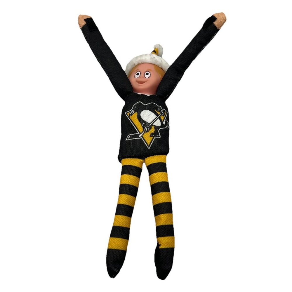 Pittsburgh Penguins Elf on a Shelf Knee Hugger Doll Christmas Game Toy FOCO